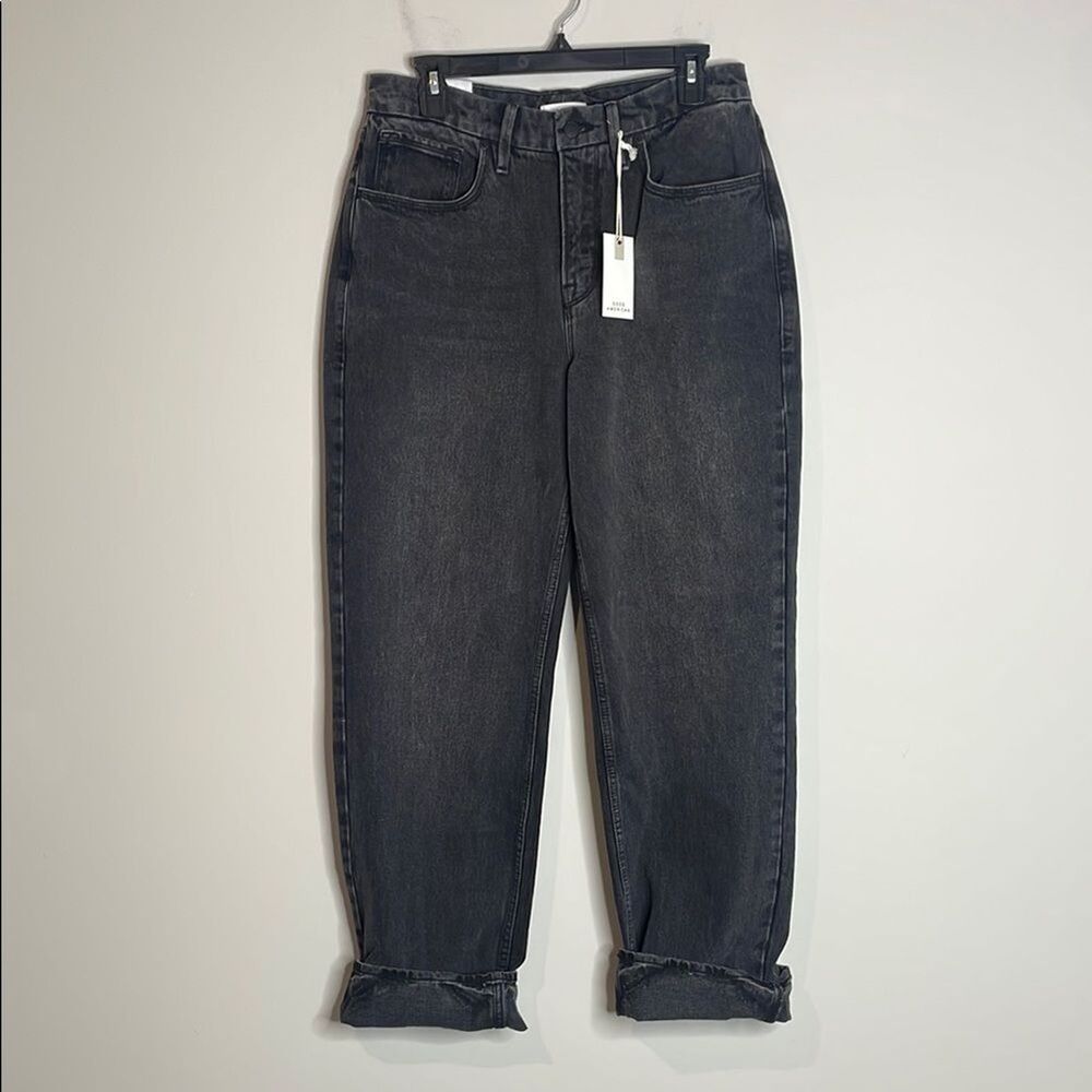 Good American Women’s Black Washed Good 90’s Jeans Size 29 NWT